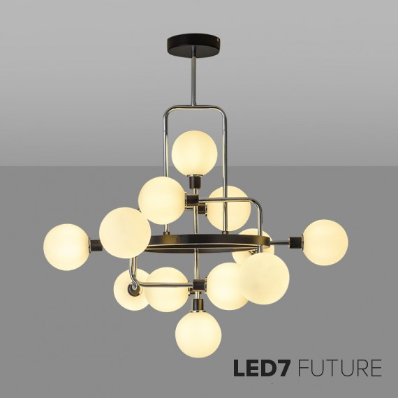 Loft Industry Modern - Mercury Chandelier